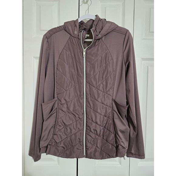 Maurices large women's brown quilted puffer jacket - Picture 1 of 10